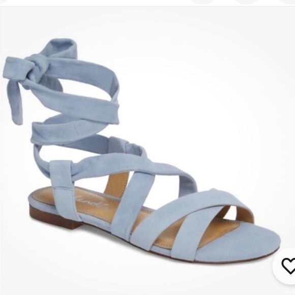 Splendid Women's Fedora Suede Wrap Lace-up Sandals - Picture 1 of 5